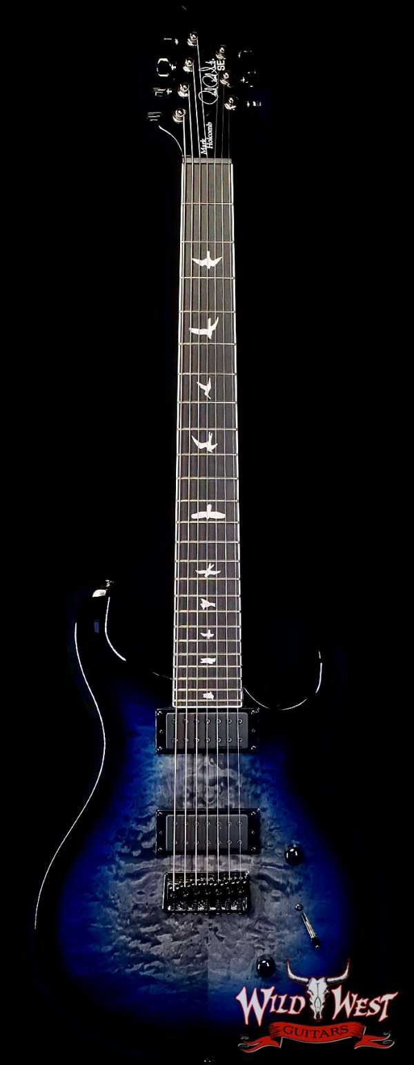 Paul Reed Smith PRS SE SVN Mark Holcomb Signature 7-String Guitar Holcomb Blue Burst 7.70 LBS
