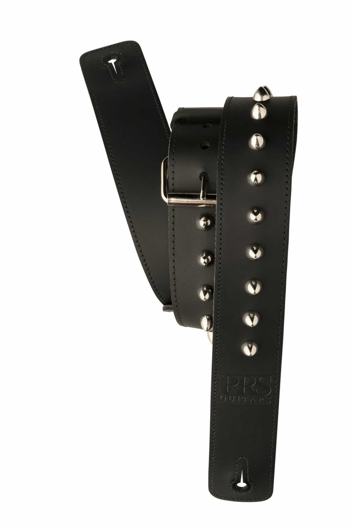 Paul Reed Smith PRS 2” Black Studded Leather Guitar Strap
