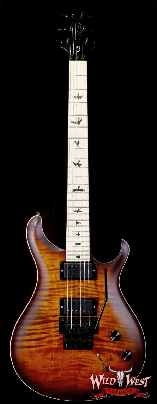 Paul Reed Smith PRS Bolt-On Series Dustie Waring Signature CE 24 Floyd FR Maple Board Burnt Amber Smokeburst