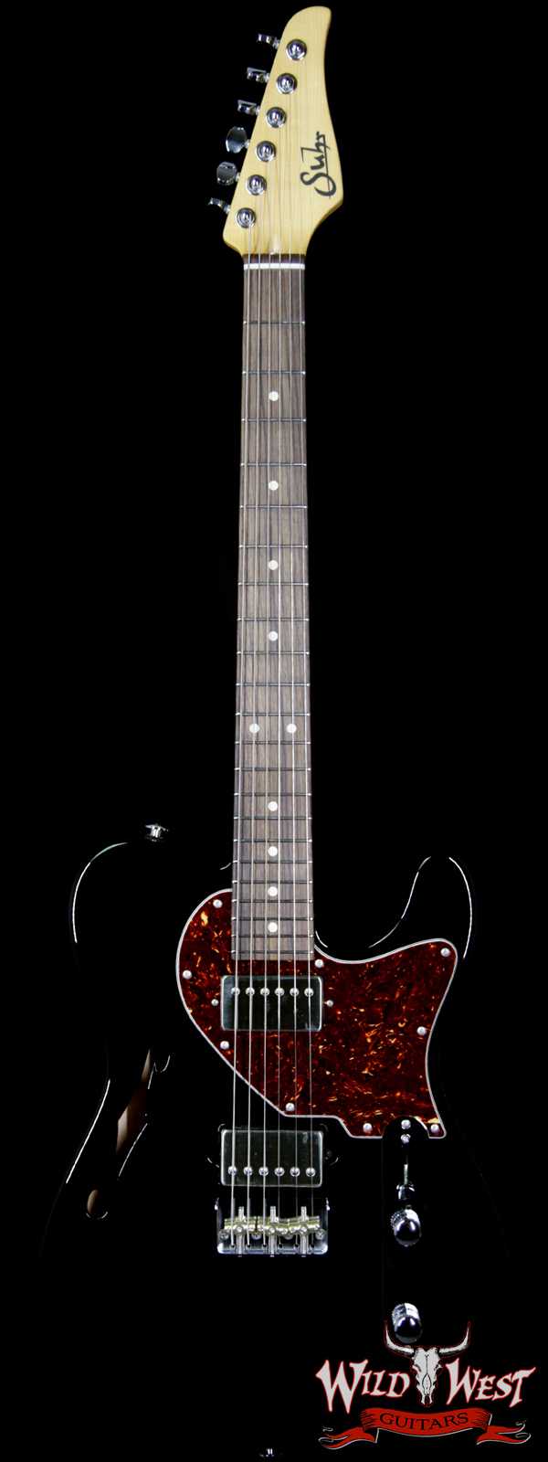 Suhr Alt T Pro HH Semi-Hollow Limited Edition Rosewood Fretboard Black