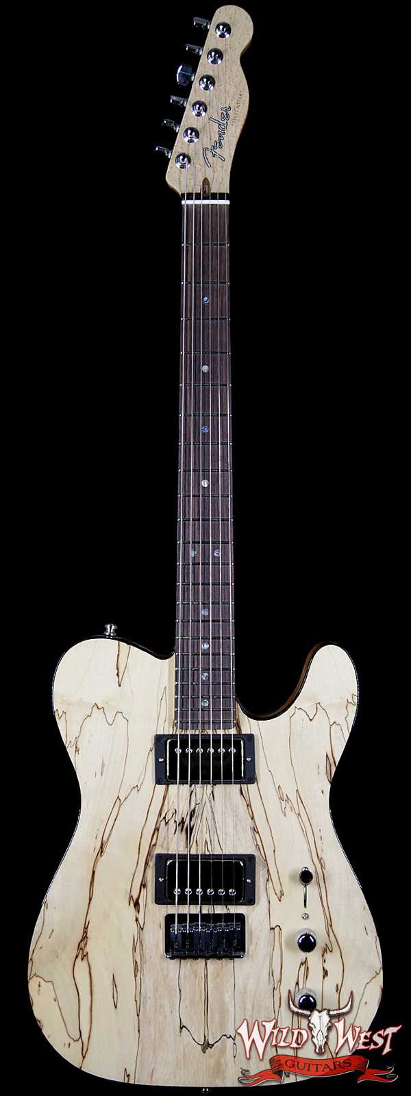 Fender Custom Shop Masterbuilt Spalted Maple Top Telecaster Birdseye Neck Natural by Yuriy Shishkov