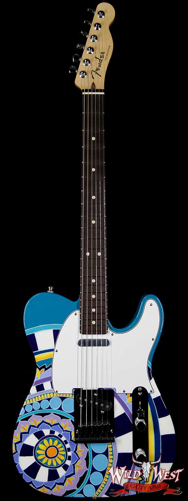 Fender Custom Shop Masterbuilt Greg Fessler Hypnotic Telecaster NOS Artwork By Madison Roy