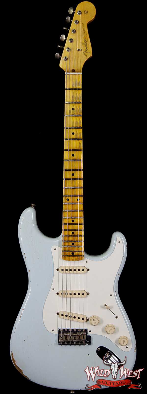 Fender Custom Shop 1957 Stratocaster Relic Maple Fretboard Sonic Blue