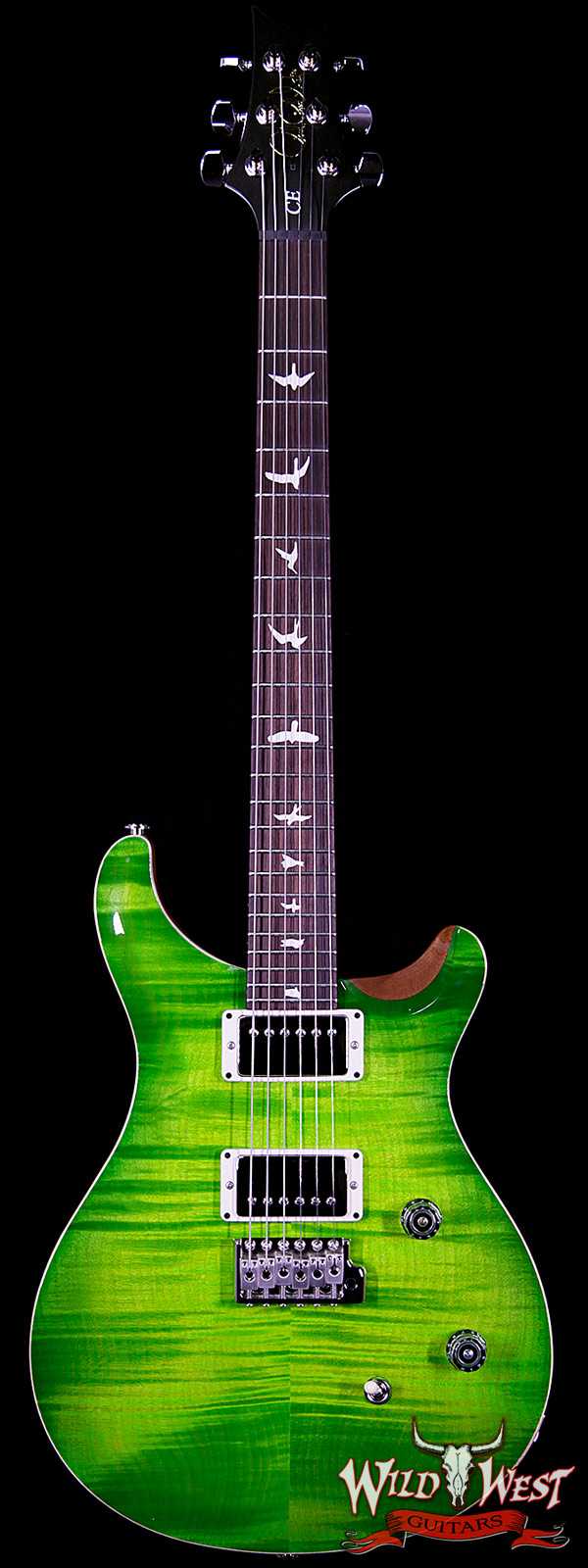 Paul Reed Smith PRS Wild West Guitars Special Run CE 24 Flame Top 57/08 Pickups Eriza Verde 244027