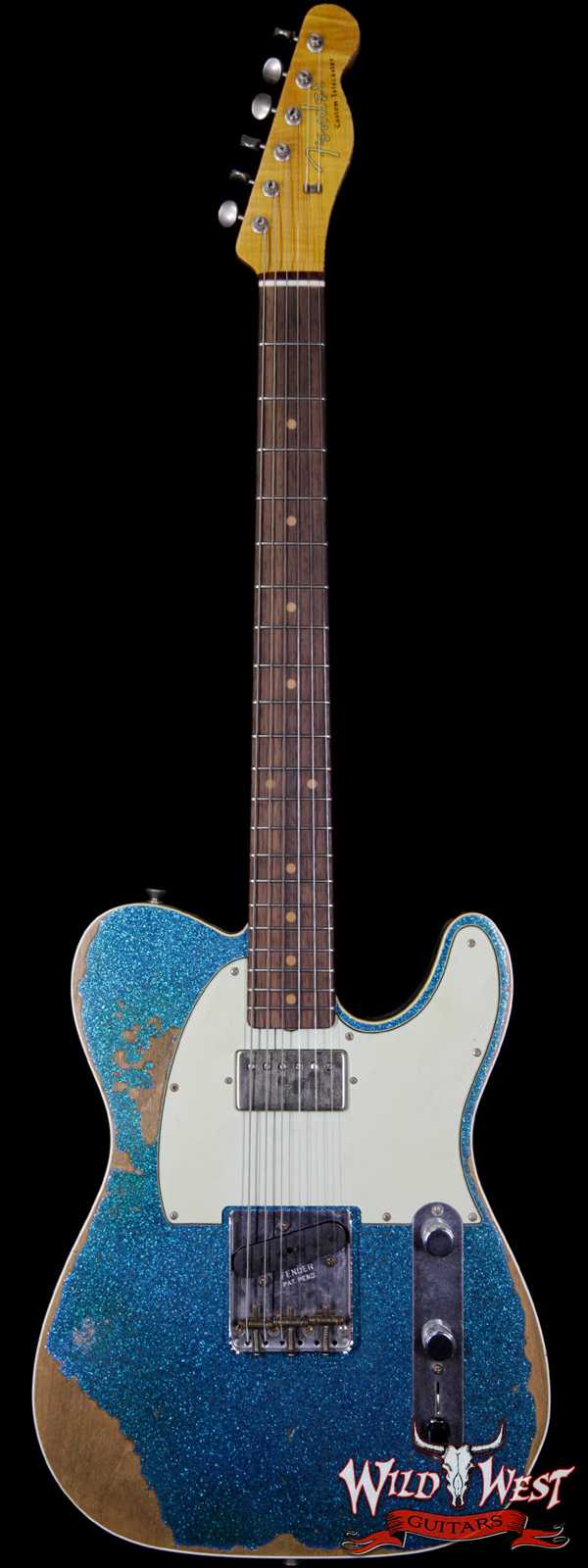 Fender Custom Shop Summer Event LTD 60s HS Telecaster Heavy Relic Super Faded Aged Blue Sparkle