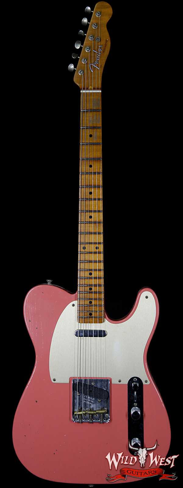Fender Custom Shop 2017 Summer Event Limited Red Hot Roasted Roasted Telecaster Journeyman Relic Tahitian Coral