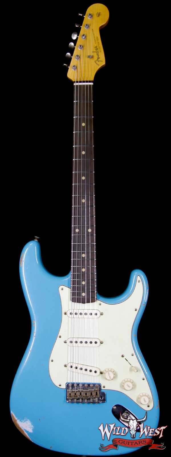 2018 Fender Custom Shop 1963 Stratocaster Relic Rosewood Fingerboard Taos Turquoise