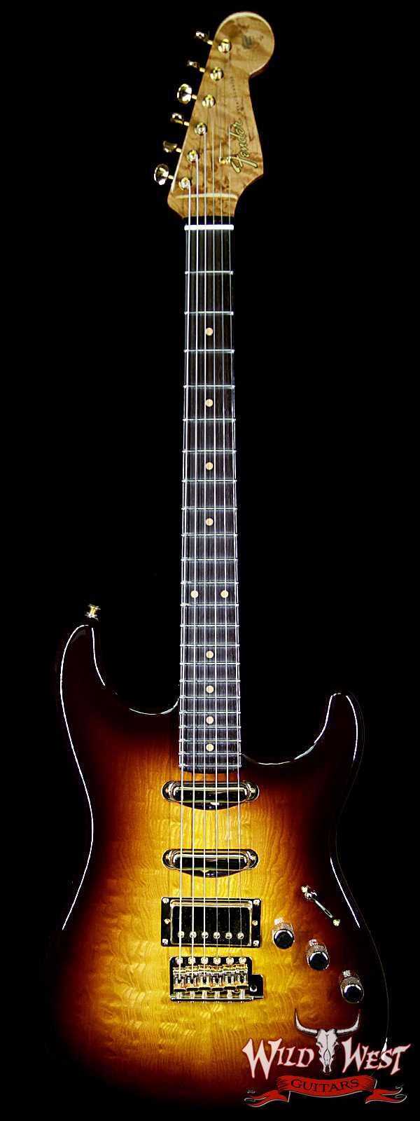 Fender Custom Shop Strat Dennis Galuszka Masterbuilt Artisan Tamo Ash Top African Blackwood Board