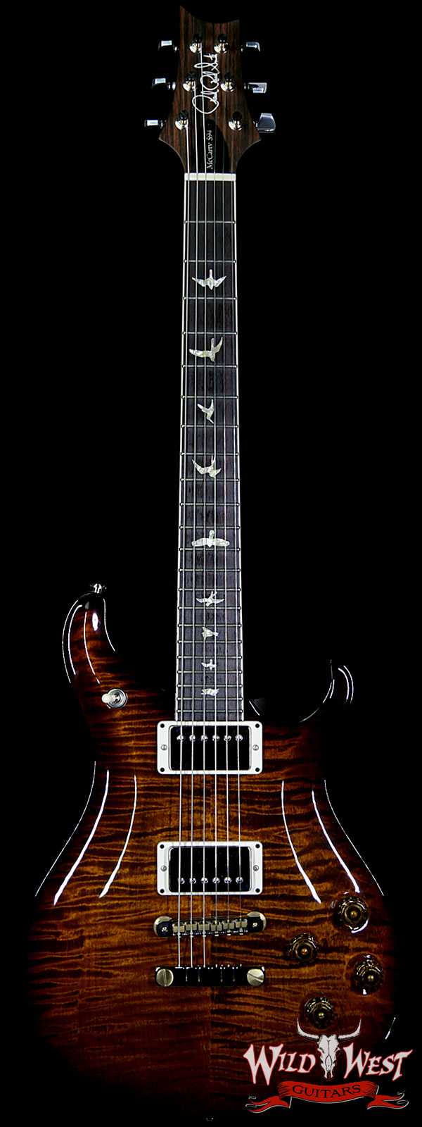 2018 Paul Reed Smith PRS 10 Top McCarty 594 Flame Top Rosewood Fingerboard Black Gold Burst