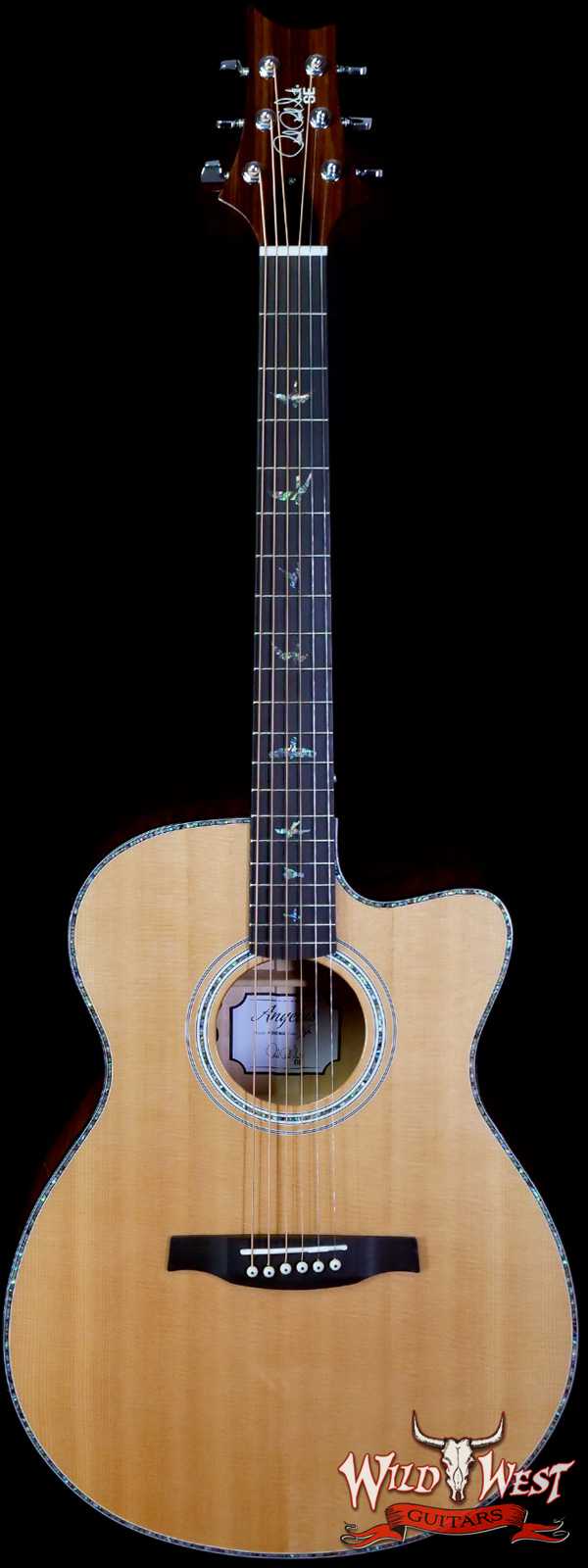 Paul Reed Smith PRS SE A55E Cutaway Eletric-Acoustic Guitar Quilted Maple Back & Side Black Gold Burst