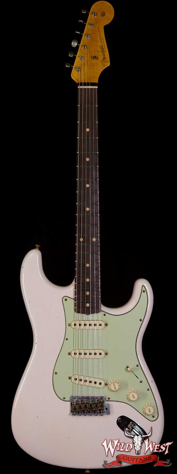 2020 Fender Summer Event LTD Custom Shop 1960 Stratocaster Journeyman Relic Dirty Neck Hand-Wound PUs Super Faded Aged Shell Pink