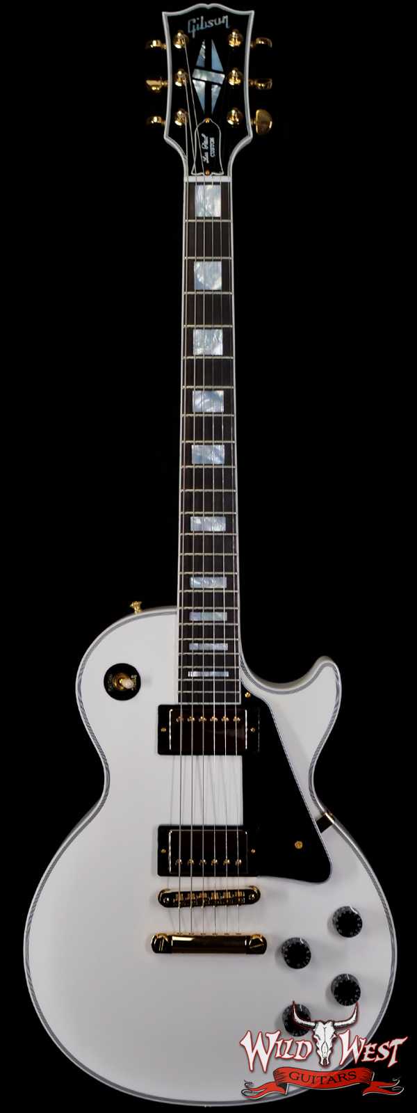 Gibson Custom Shop Les Paul Custom Ebony Fingerboard Gloss Alpine White