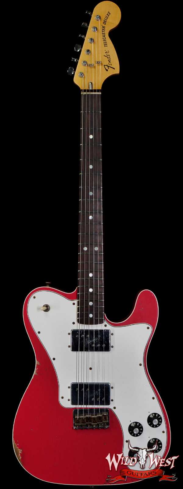 Fender Custom Shop 1972 Telecaster Deluxe Relic HH Quatersawn Maple Neck AAA Rosewood Board Fiesta Red