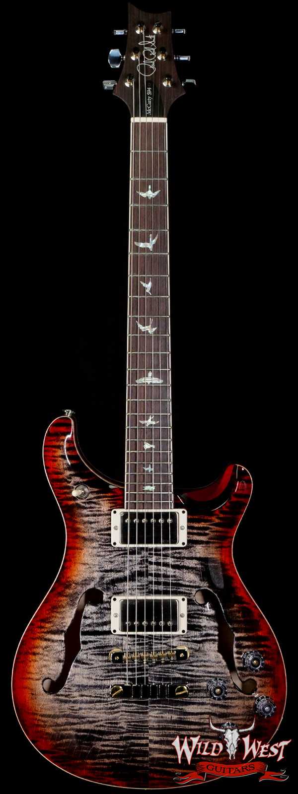 Paul Reed Smith PRS Core McCarty 594 Hollowbody II HB 2 Charcoal Cherry Burst