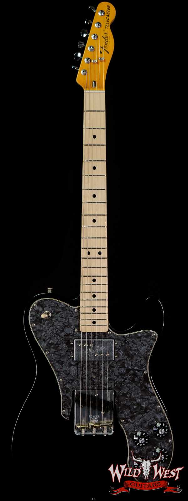 Fender Custom Shop Chris Fleming Masterbuilt 1972 Telecaster Custom Maple Fingerboard Closet Classic Black