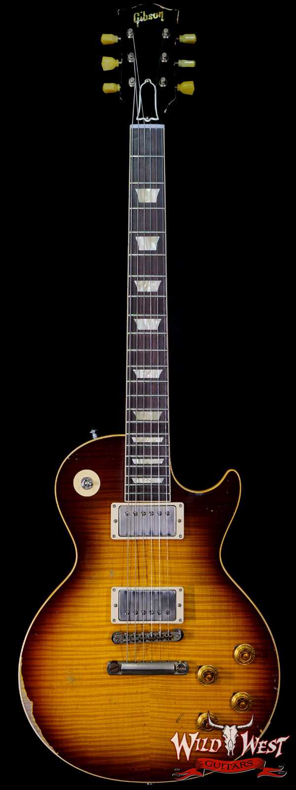 Gibson Custom Shop M2M Hand Selected Top 60th Anniversary 1959 Les Paul Murphy Lab Heavy Aged Faded Tobacco Burst 8.85 lbs