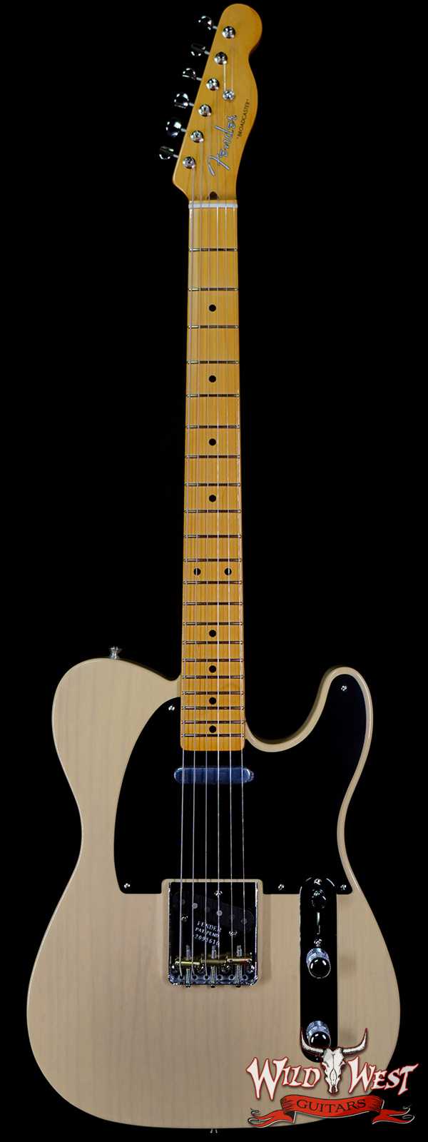 Fender USA 70th Anniversary Broadcaster Maple Fingerboard Blackguard Blonde V2093693