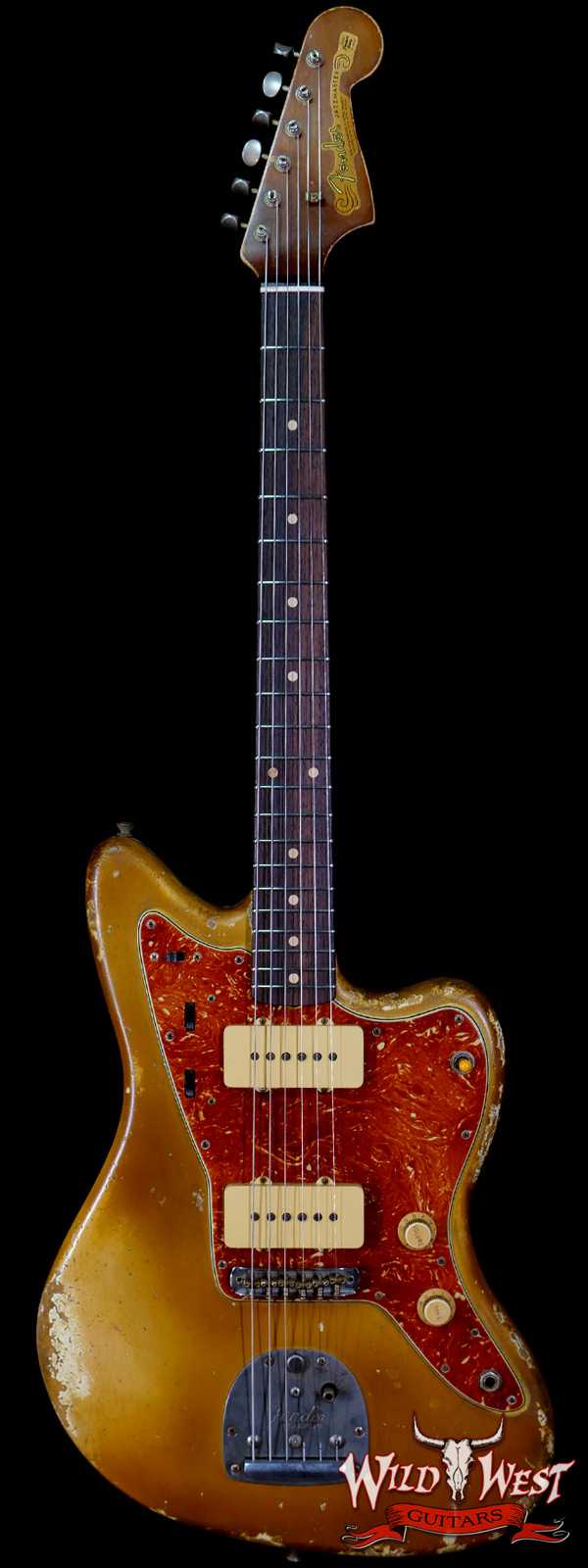 Fender Custom Shop Vincent Van Trigt Masterbuilt 1962 Jazzmaster Ultra Relic Lollar Pickups Aged Olympic White