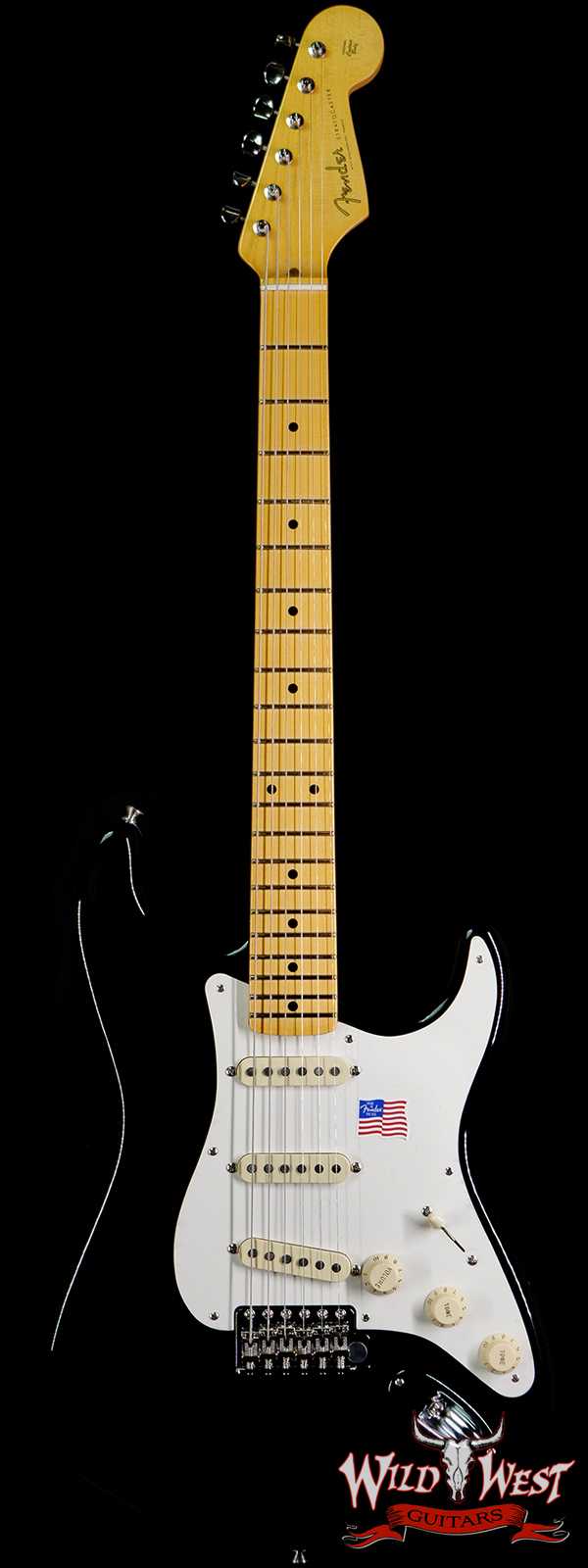 Fender USA Eric Johnson Stratocaster Maple Fingerboard Black (Blemish)