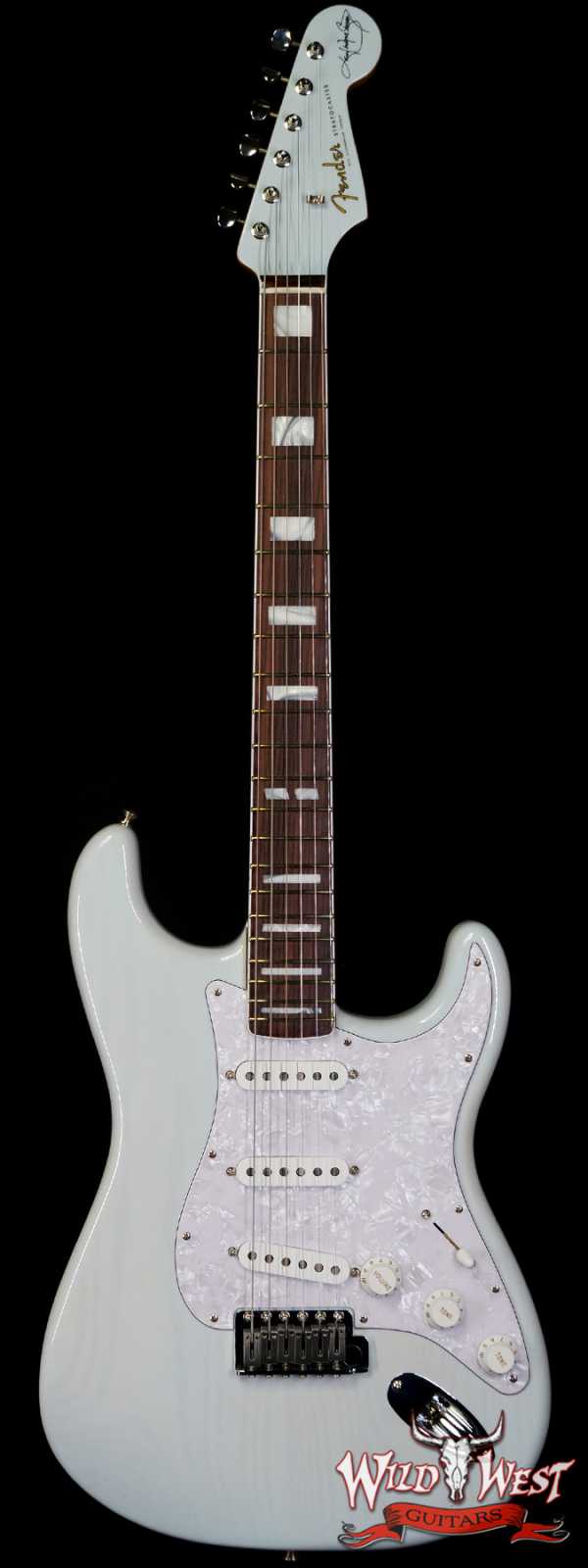 Fender USA Kenny Wayne Shepherd Stratocaster Rosewood Fingerbooard Transparent Faded Sonic Blue