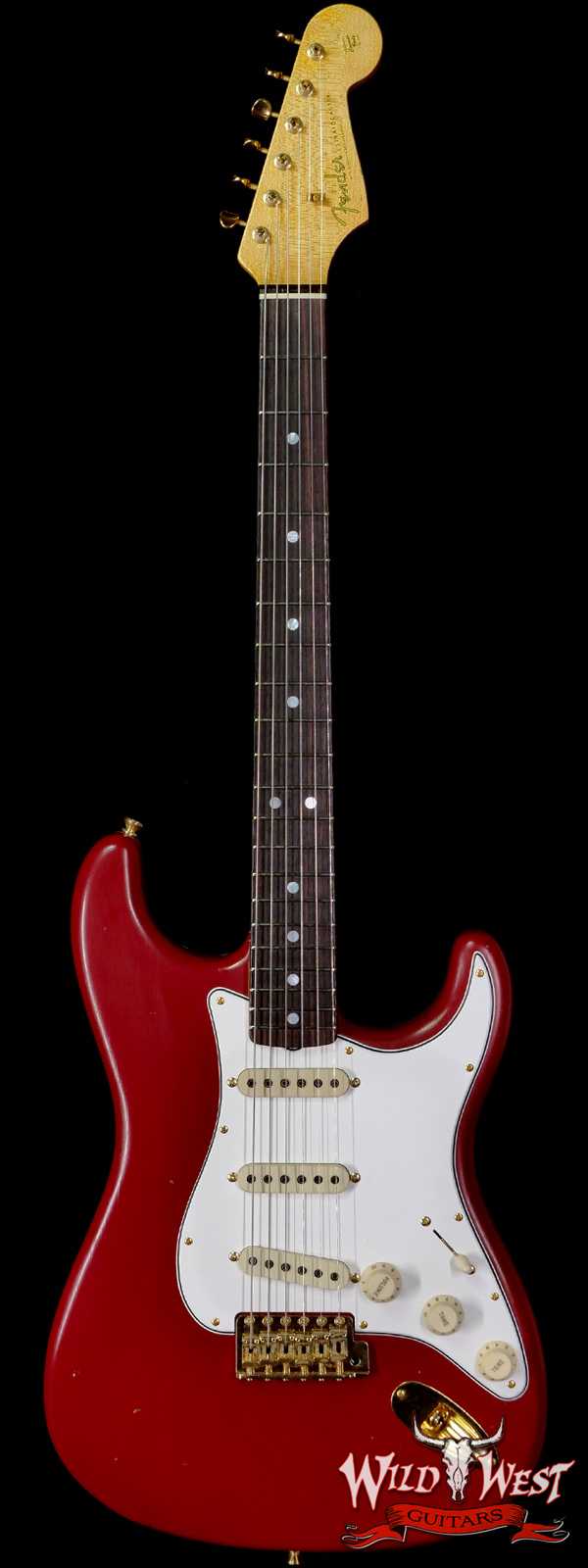 Fender Custom Shop Yuriy Shishkov Masterbuilt 60’s Stratocaster Josefina Hand-Wound Pickups Journeyman Relic Dakota Red