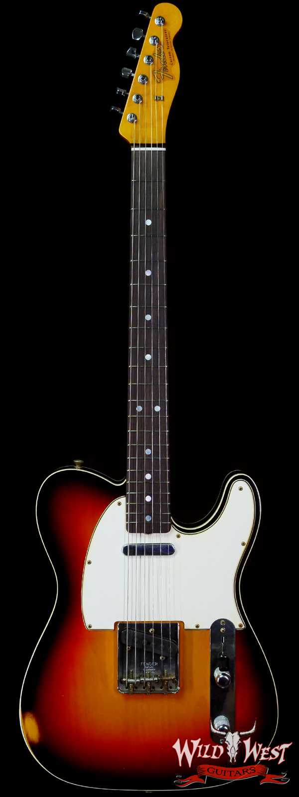Fender Custom Shop Todd Krause Masterbuilt 1967 Telecaster Custom Josefina Hand-Wound Pickups Relic 3 Tone Sunburst