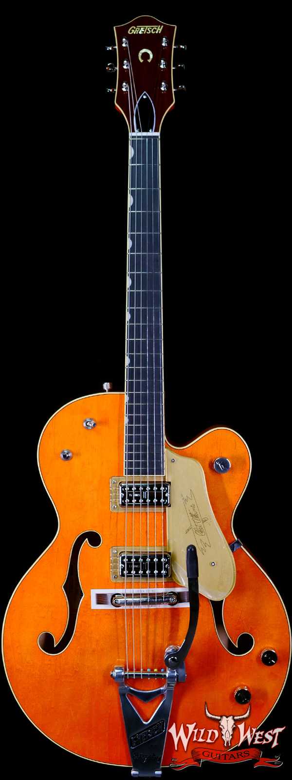 Gretsch G6120T-59 Vintage Select Edition ‘59 Chet Atkins Hollow Body with Bigsby Vintage Orange Stain Lacquer