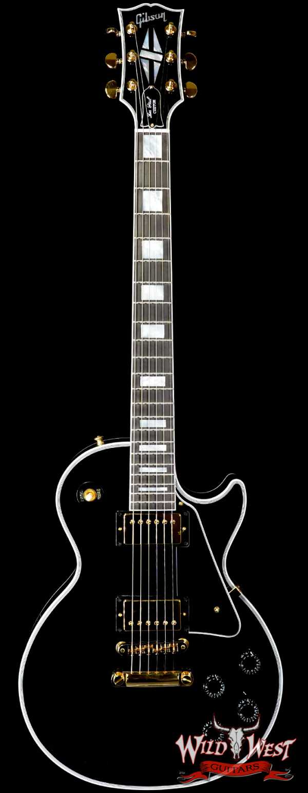 Gibson Custom Shop Les Paul Custom w/ Ebony Fingerboard Gloss Ebony 10.65 LBS