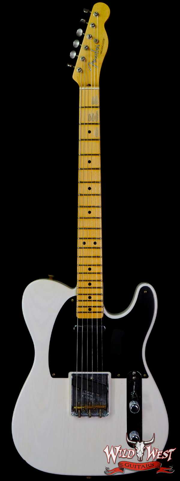 Fender Custom Shop 1952 Telecaster with Hand-Wound Pickups Journeyman Relic White Blonde