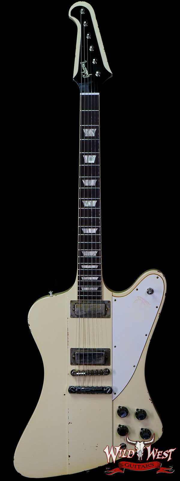 Gibson Custom Shop Johnny Winter 1964 Firebird V Polaris White Murphy Lab Aged #93
