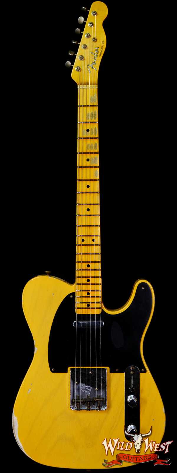 Fender Custom Shop Limited Edition 70th Anniversary Broadcaster (Telecaster) Relic Nocaster Blonde R108954
