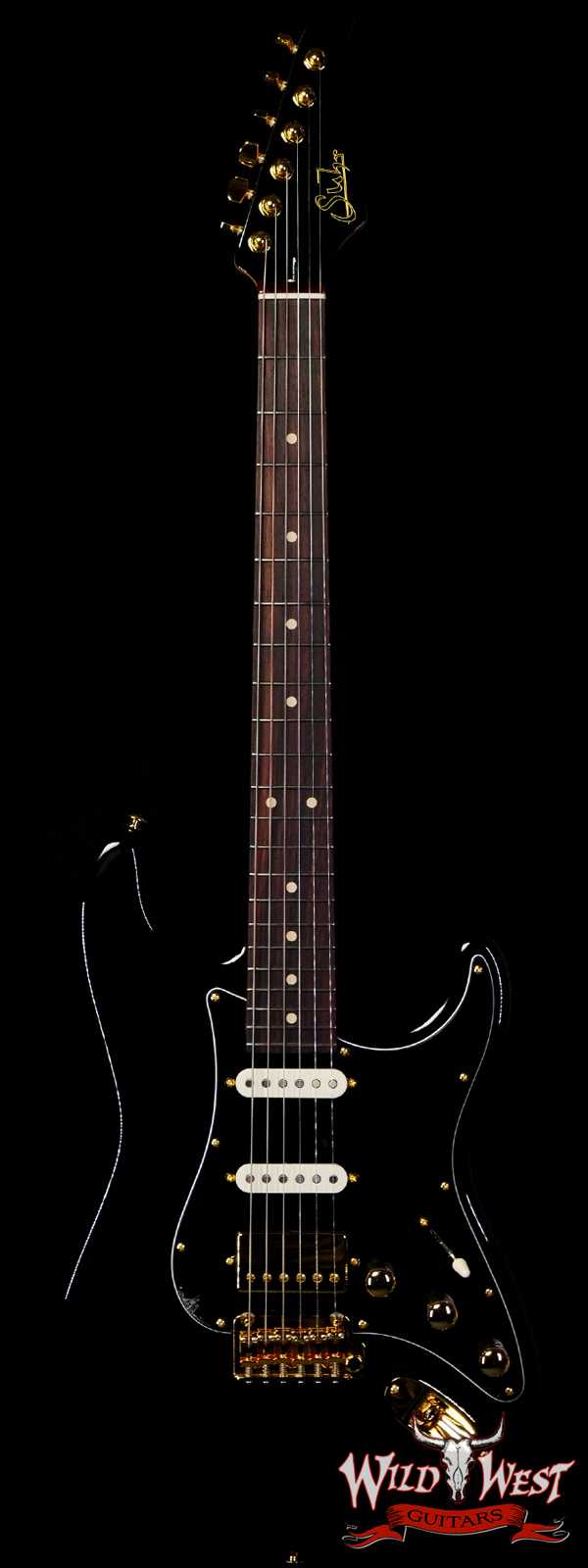 Suhr Custom Classic S HSS Rosewood Fingerboard Matching Color Headstock Black