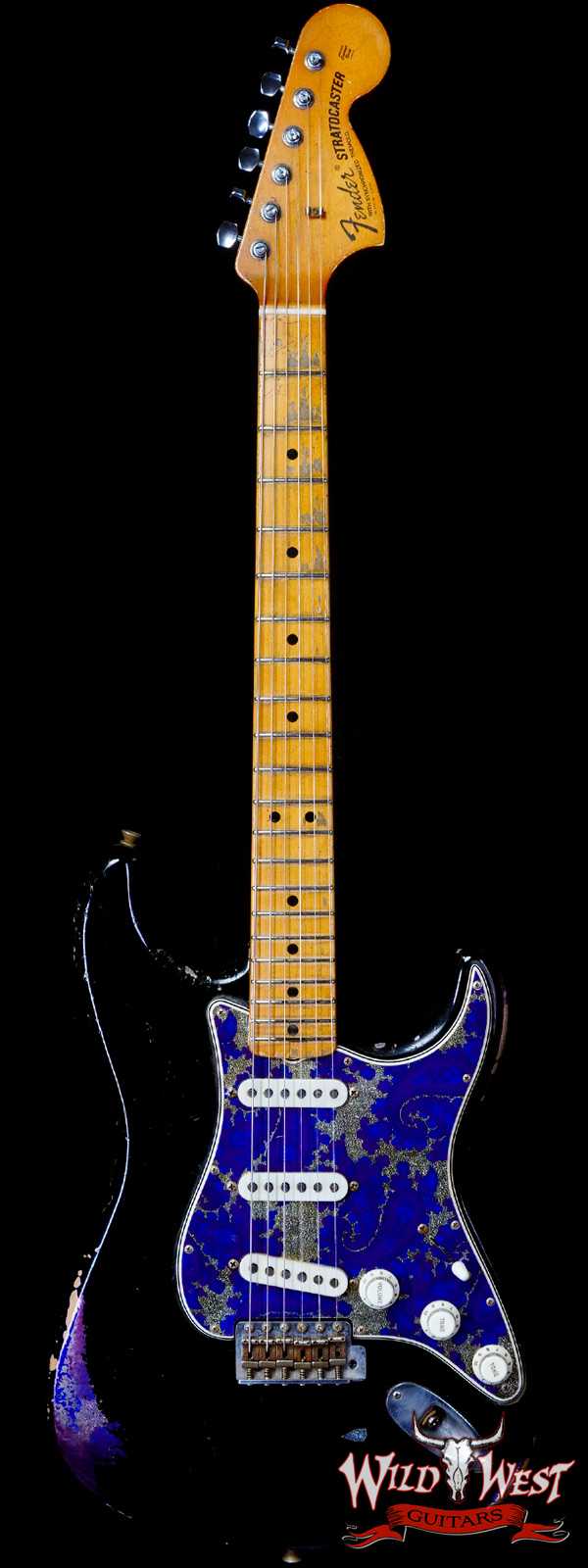 Fender Custom Shop Dale Wilson Masterbuilt 1969 Stratocaster Josefina Hand-Wound Pickups Relic Black over Purple Paisley