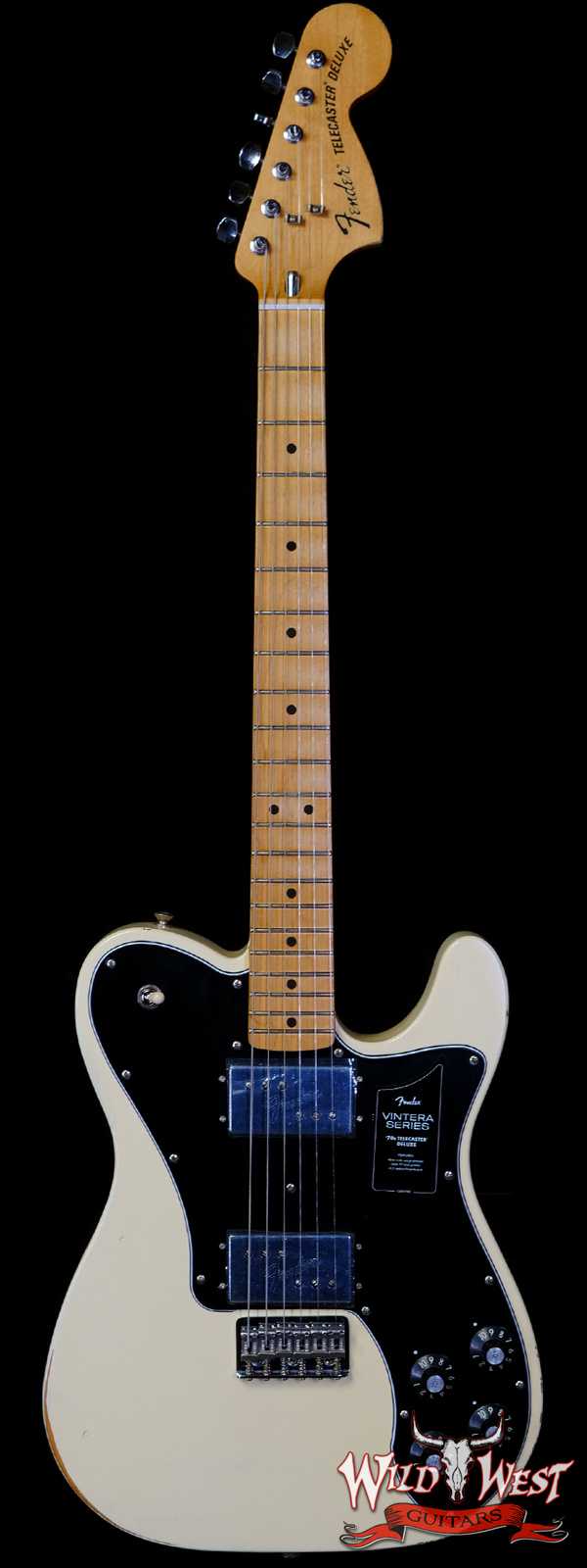 Fender Vintera Road Worn ‘70s Telecaster Deluxe Maple Fingerboard Olympic White