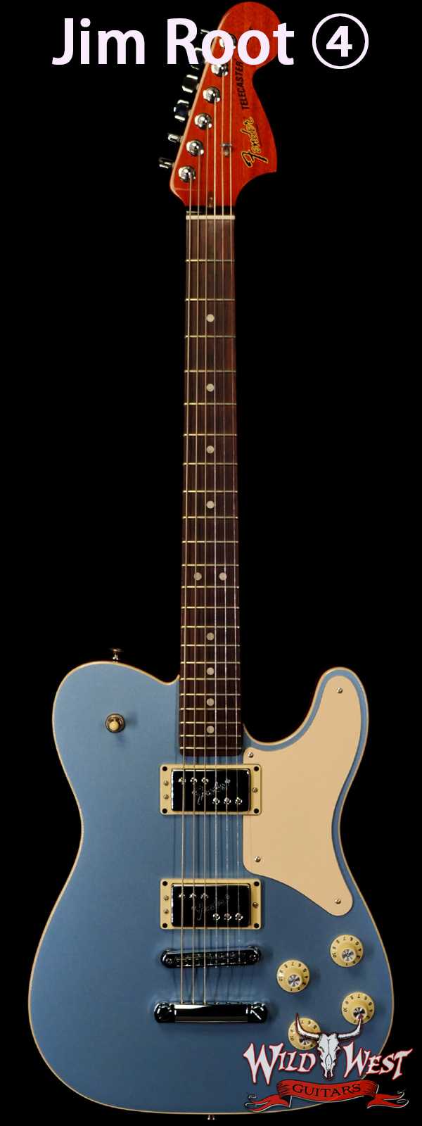 Jim Root Collection 2018 Fender Limited Edition Troublemaker Telecaster Ice Blue Metallic
