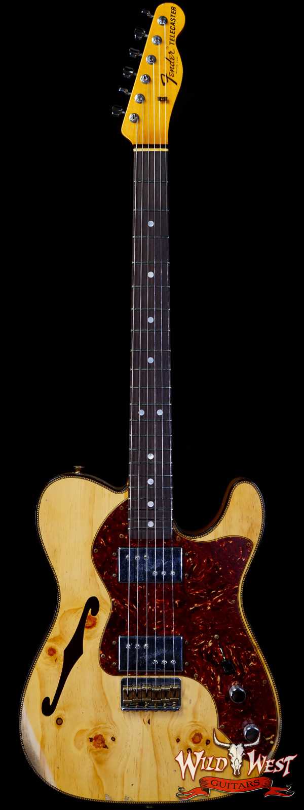 Fender Custom Shop Limited Edition Knotty Cunife Telecaster Thinline Relic Aged Natural