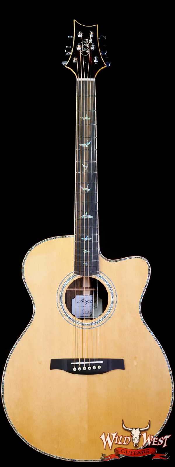 Paul Reed Smith PRS SE A60E Cutaway Electric-Acoustic Guitar Sitka Spruce Top Ziricote Back & Side Ebony Fingerboard
