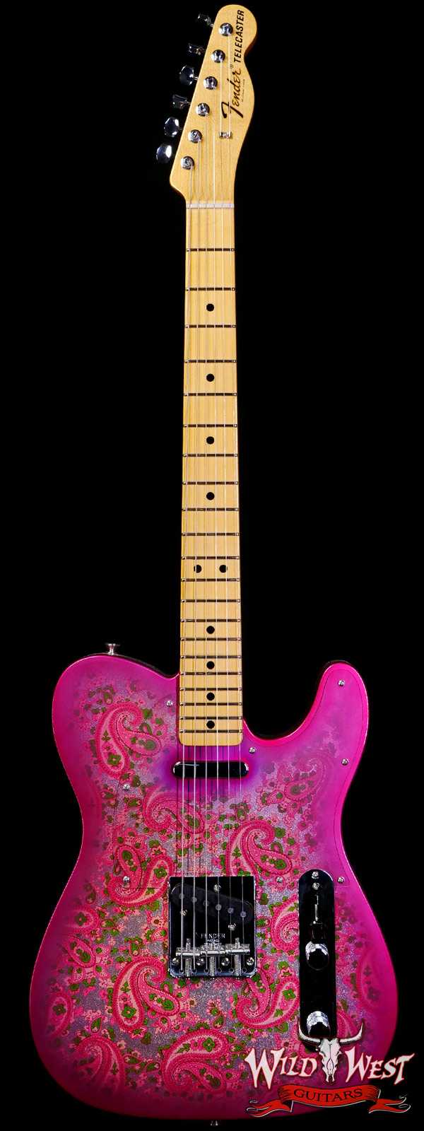 Fender Custom Shop Vintage Custom ‘68 Telecaster Maple Fingerboard NOS Pink Paisley