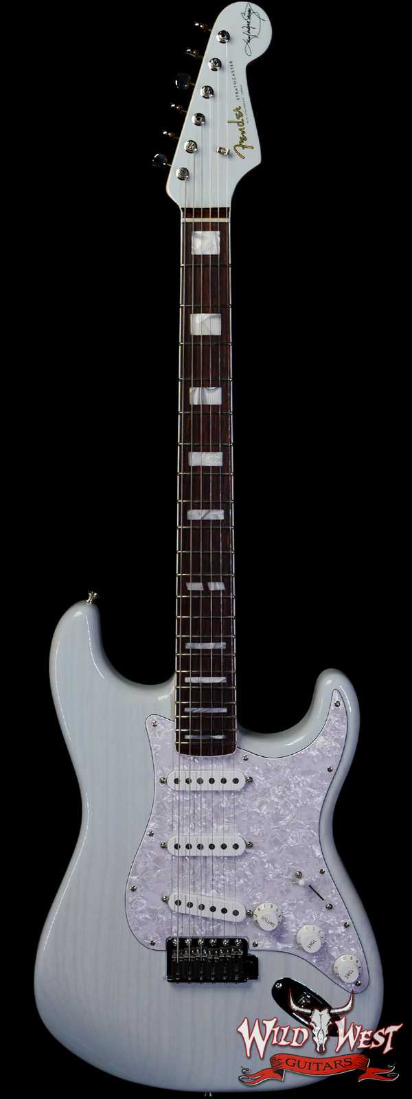 Fender Kenny Wayne Shepherd Stratocaster Rosewood Fingerboard Transparent Faded Sonic Blue