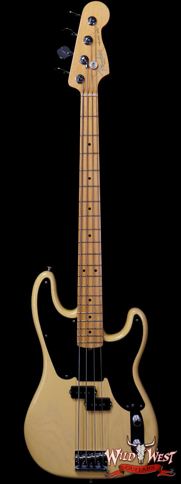 2011 Fender 60th Anniversary P-Bass Maple Fingerboard Blackguard Blonde