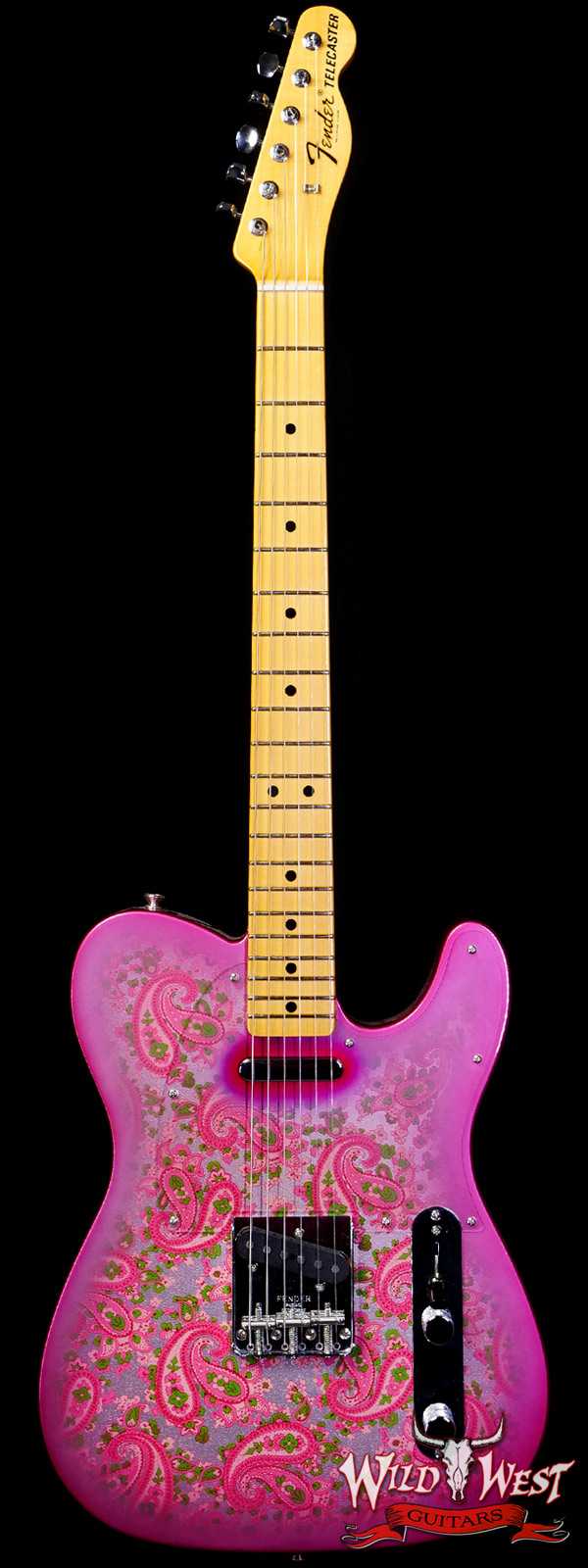 Fender Custom Shop Vintage Custom ‘68 Telecaster Maple Fingerboard NOS Pink Paisley