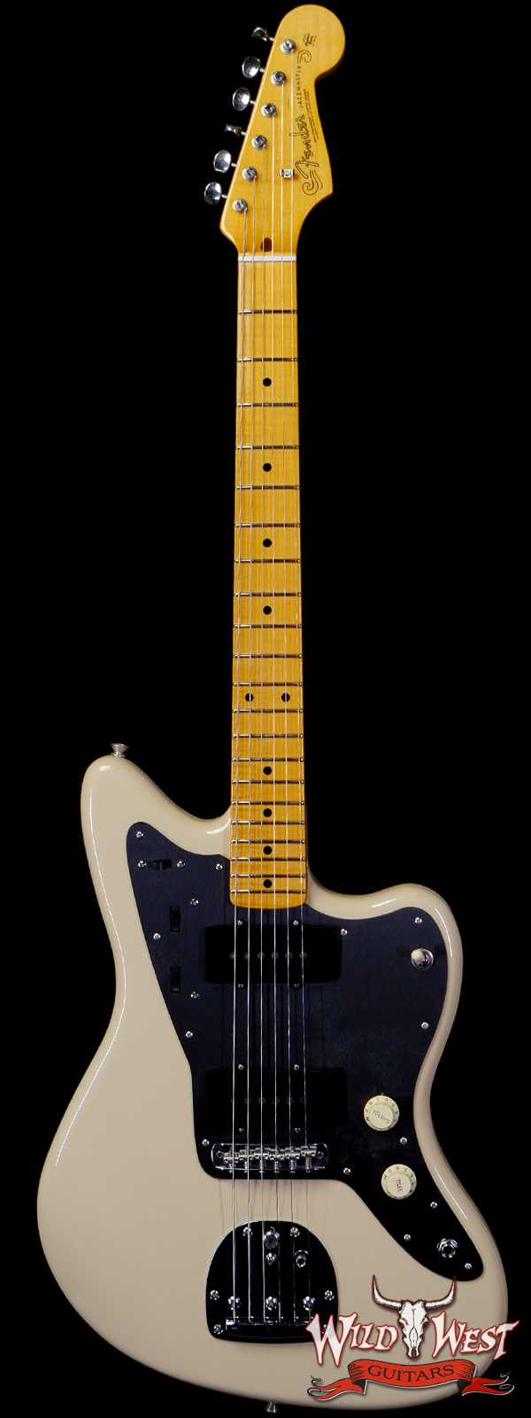 Fender Custom Shop Vintage Custom 1958 Jazzmaster Hand-Wound Pickups Maple Neck NOS Aged Desert Sand