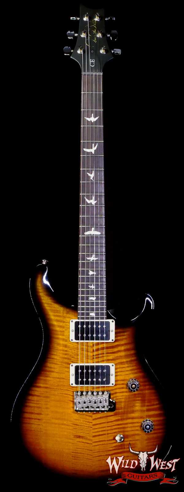 Paul Reed Smith PRS CE 24 Rosewood Fingerboard Amber Smokeburst