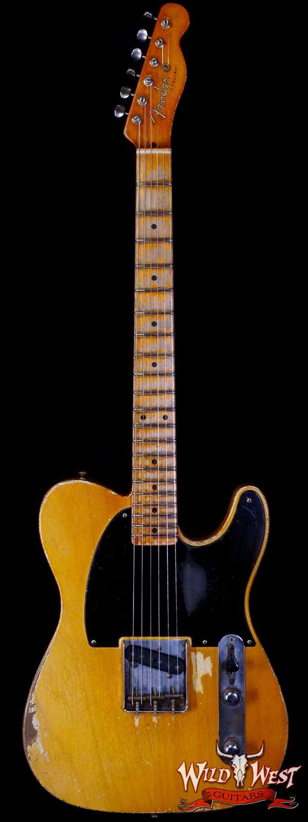 Fender Custom Shop Dale Wilson Masterbuilt 53’ Esquire Josefina H/W OBG Pickup Heavy Relic Smoked Nocaster Blonde