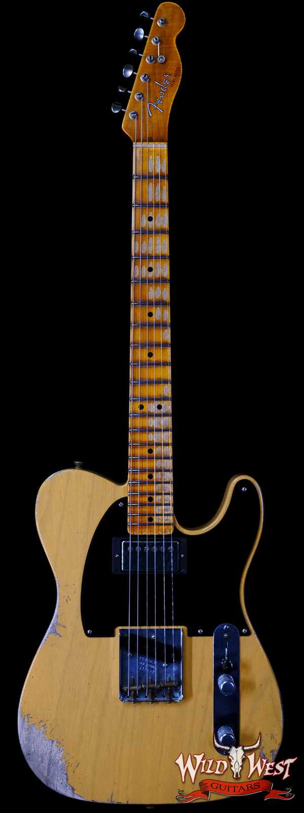 Fender Custom Shop Limited Edition 1951 Telecaster HS Hand-Wound Pickup Heavy Relic  Aged Butterscotch Blonde 6.95 Pounds