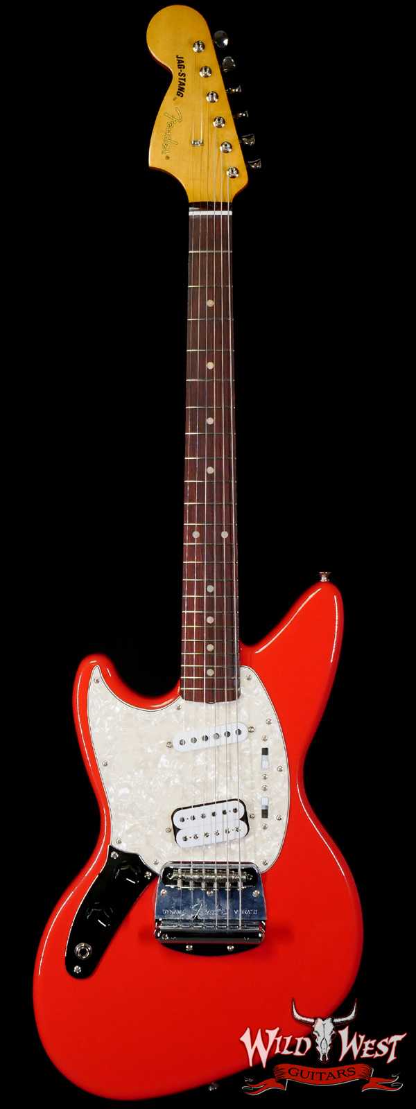 Fender Kurt Cobain Jag-Stang Rosewood Fingerboard Fiesta Red Left-Hand Lefty