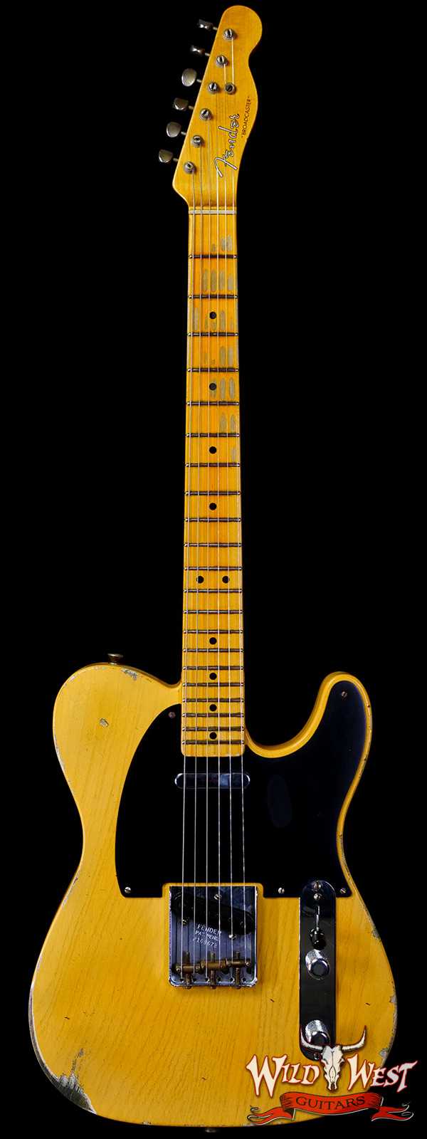 Fender Custom Shop Limited 70th Anniversary Broadcaster (Telecaster) Relic Nocaster Blonde 7.05 LBS