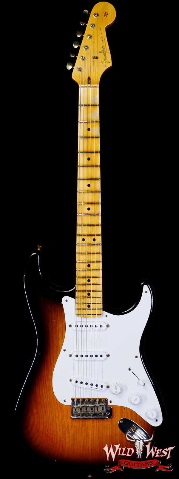 Fender Custom Shop Eric Clapton Signature Stratocaster Maple Fingerboard Journeyman Relic 2 Tone Sunburst
