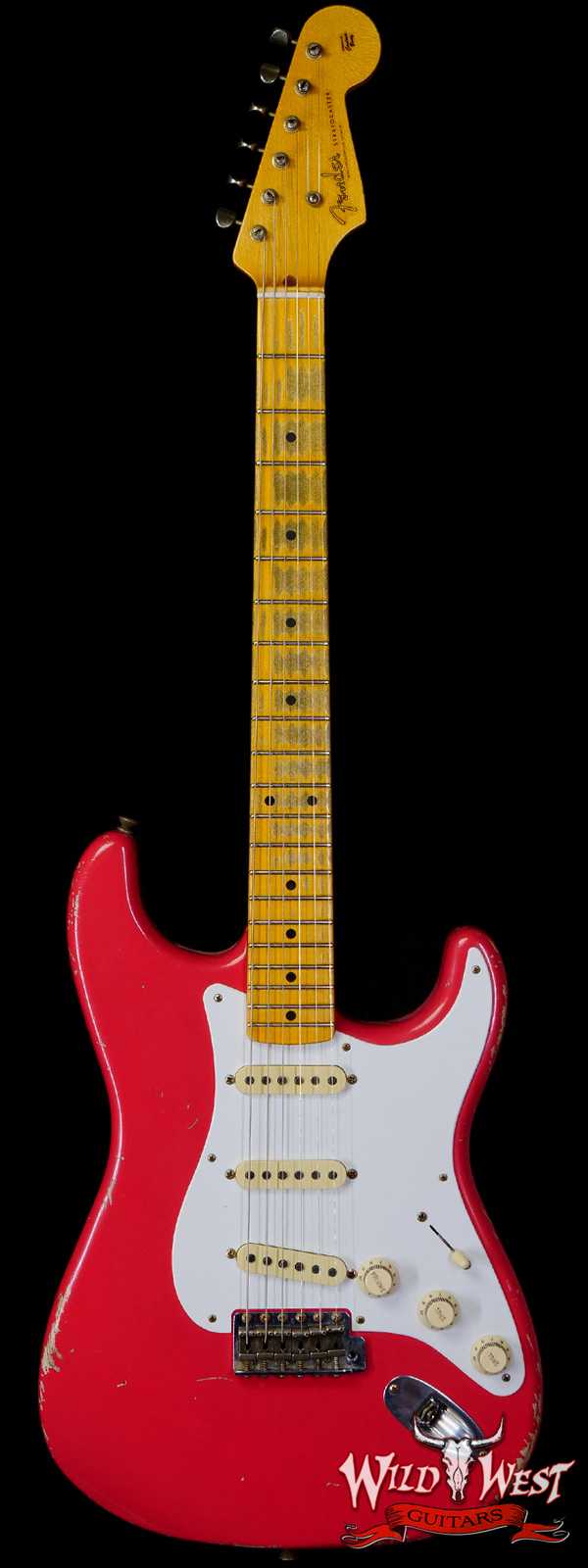 Fender Custom Shop Todd Krause Masterbuilt 1956 Stratocaster H/W Pickups Relic Fiesta Red 7.15 LBS
