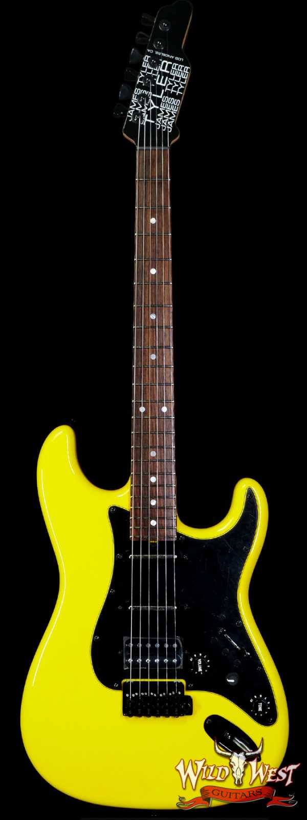 James Tyler USA L.A. Studio Classic Swamp Ash Hollow Body Rosewood Fingerboard Midboost Preamp Fly Yellow